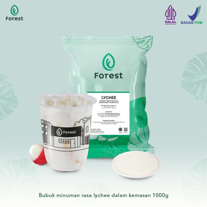 

[Promo] Bubuk Minuman LYCHEE Powder - FOREST Bubble Drink - POWDER