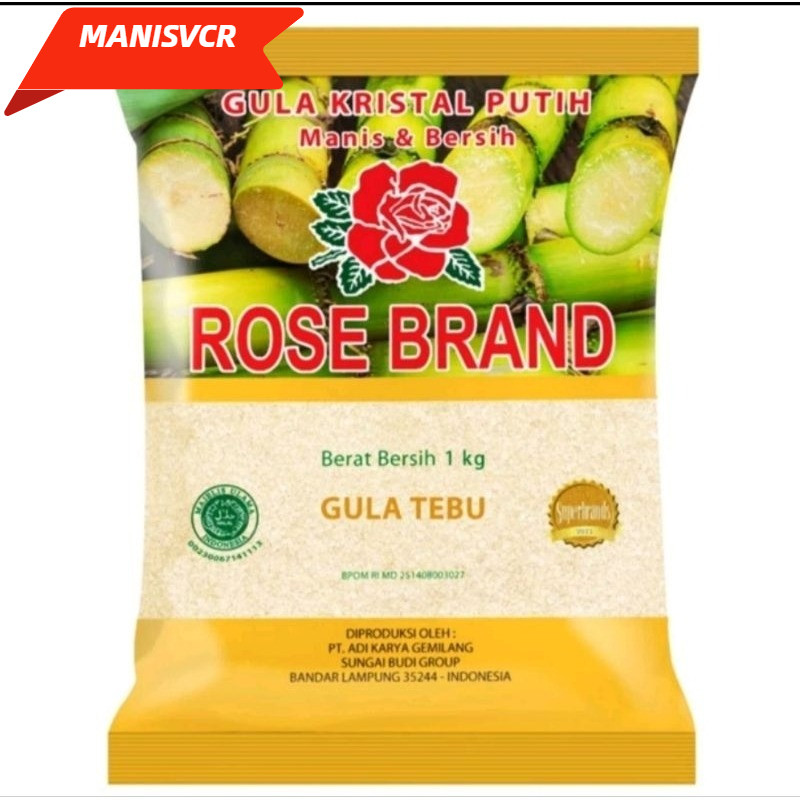 

Gula Pasir Rose Brand Kemasan Kuning/Hijau 12kg (PCS)