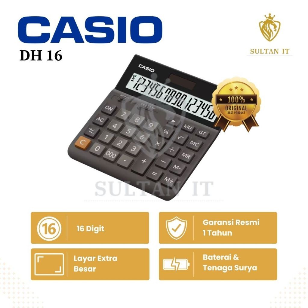 

Kalkulator Casio DH-16 , MH 16 Original