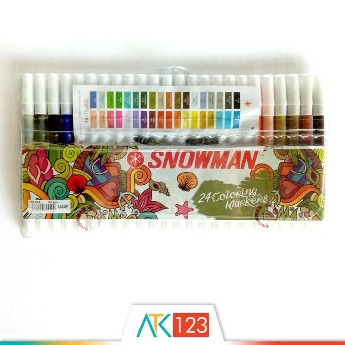 

Promo Spidol Warna Snowman 24 Colours PW-24A - PW-24A Terlaris