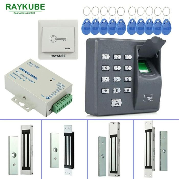 

Door Access Control System Kit 180 KG Electrik Biometrik fingerprint