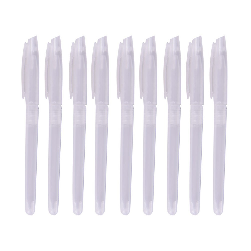

10 Pcs Transparent Pen Cover Gel Pen Shell Ballpoint Pen Shell Simple Styple Cheap Pen Shell Cover Drop Shipping
