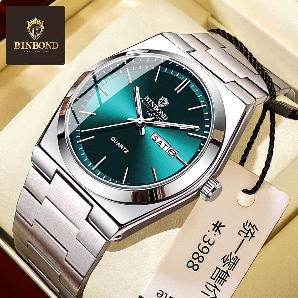 

Jam Tangan Pria Baru Asli Sepenuhnya Otomatis Tahan Air Fashion Bisnis Tren Jam Tangan Kalender Ganda Jam Tangan Merek Pria