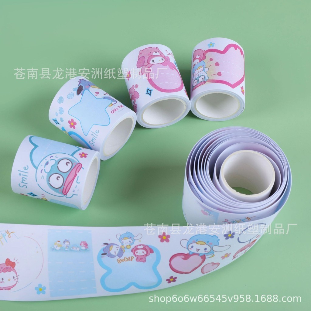 

(COD) Grosir Sticky Notes / Kertas Memo Roll Unik Gulung Motif Sanrio Kuromi Melody - GS0293