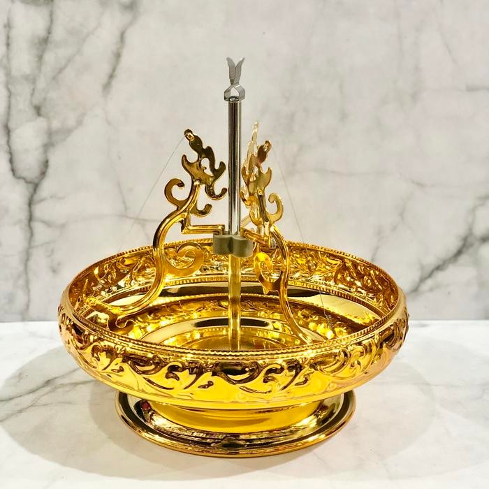 Tempat thakhio thak hio dupa lingkar Taiwan besar emas