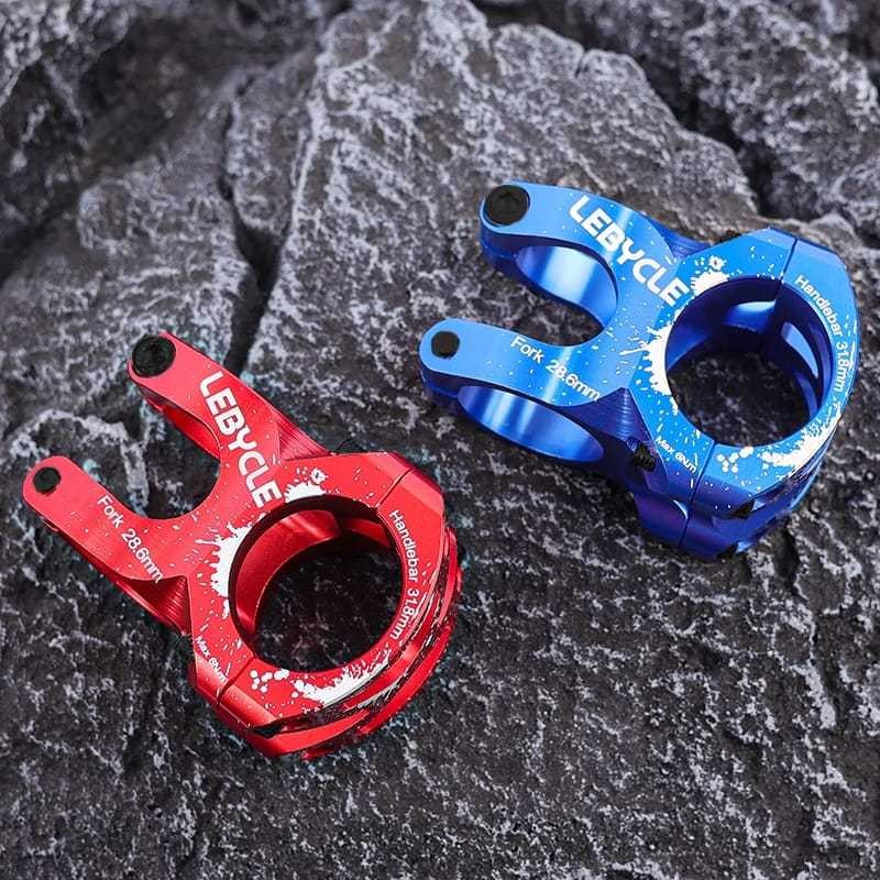 Stem Pendek Lebycle 31.8 x 35 mm Colorful Clamp Oversize 31.8mm Alloy Stem Sepeda MTB XC Trail Downh