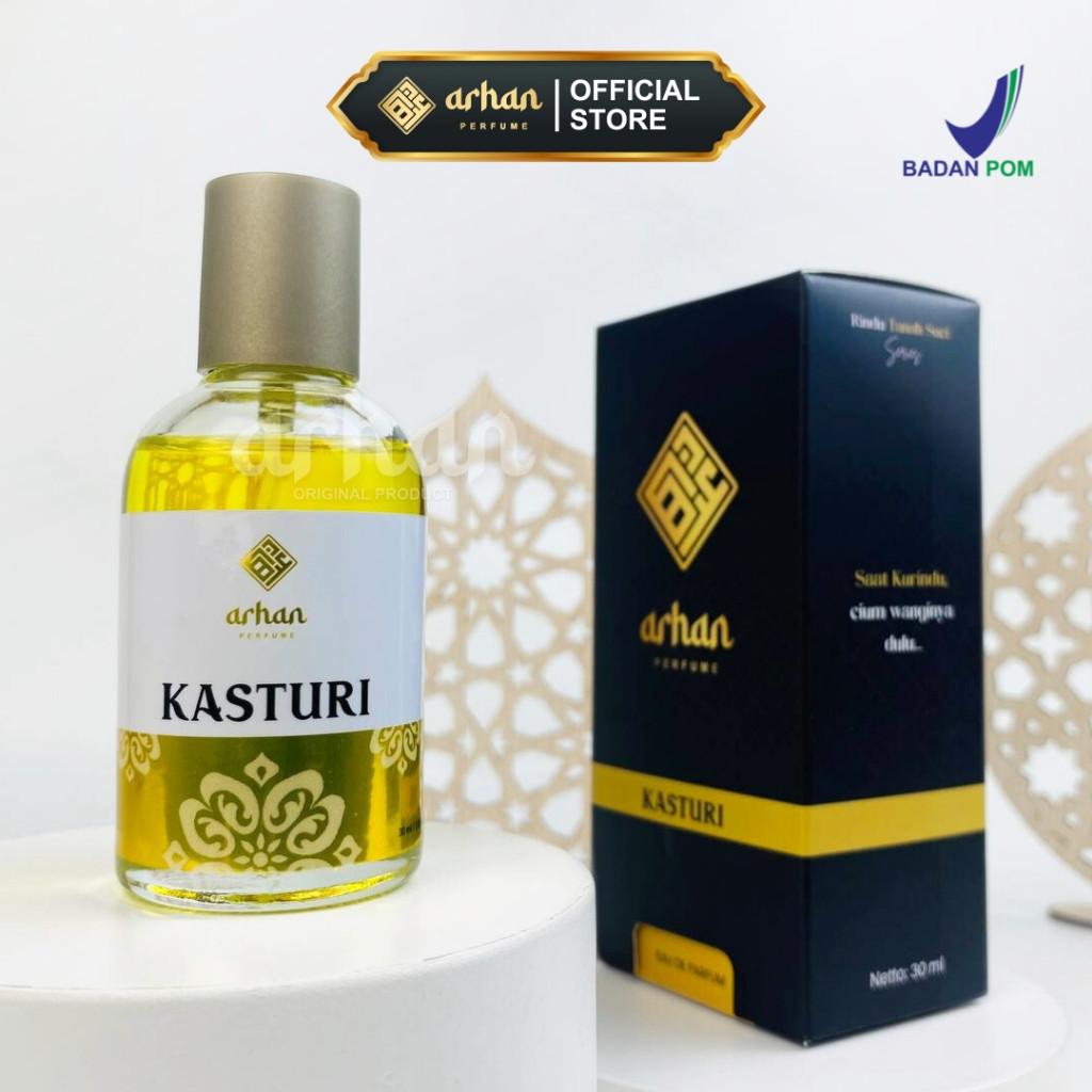 ARHAN Parfum Membantu khusyu Kasturi Rindu Tanah Suci Series 30 ml Eau De Parfum
