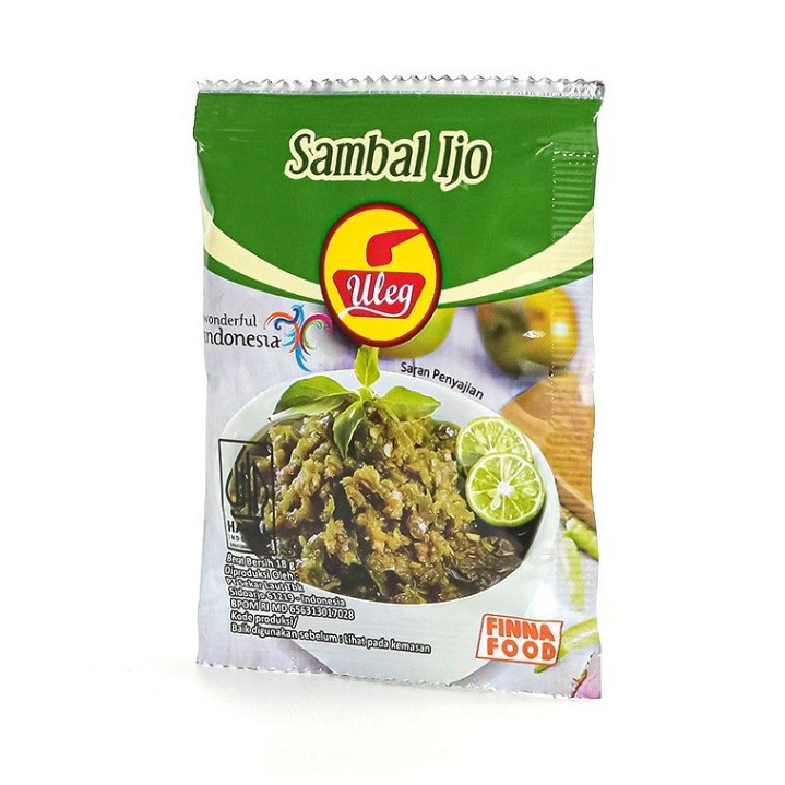

Sambal Ijo uleg sachet Finna Food