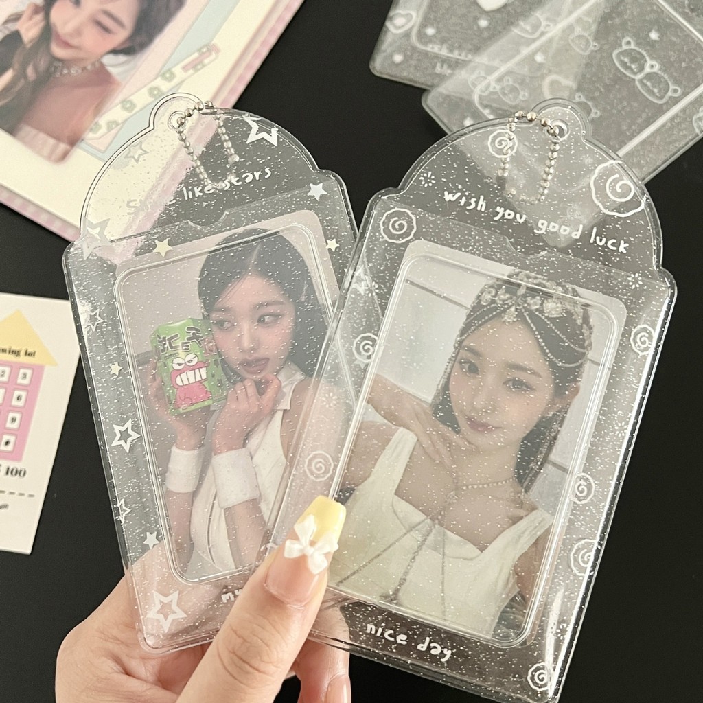 

Gantungan Card Holder Model Cute Elegan PVC Photocard Photo MALLSHOPPING