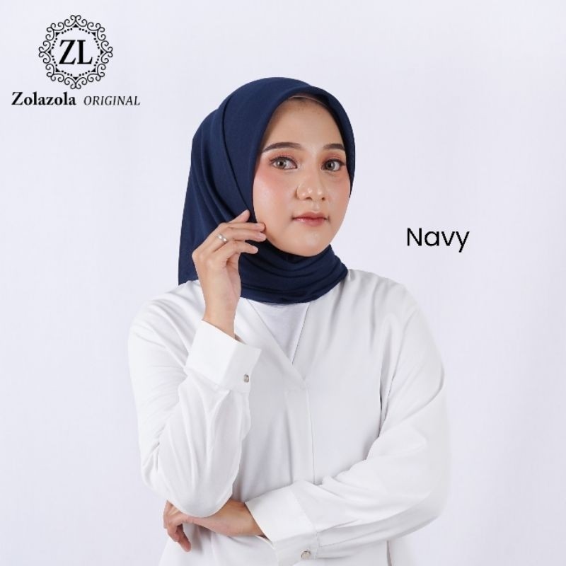 Paris Premium Hijab Polos Segi Empat VOAL Zolazola Original