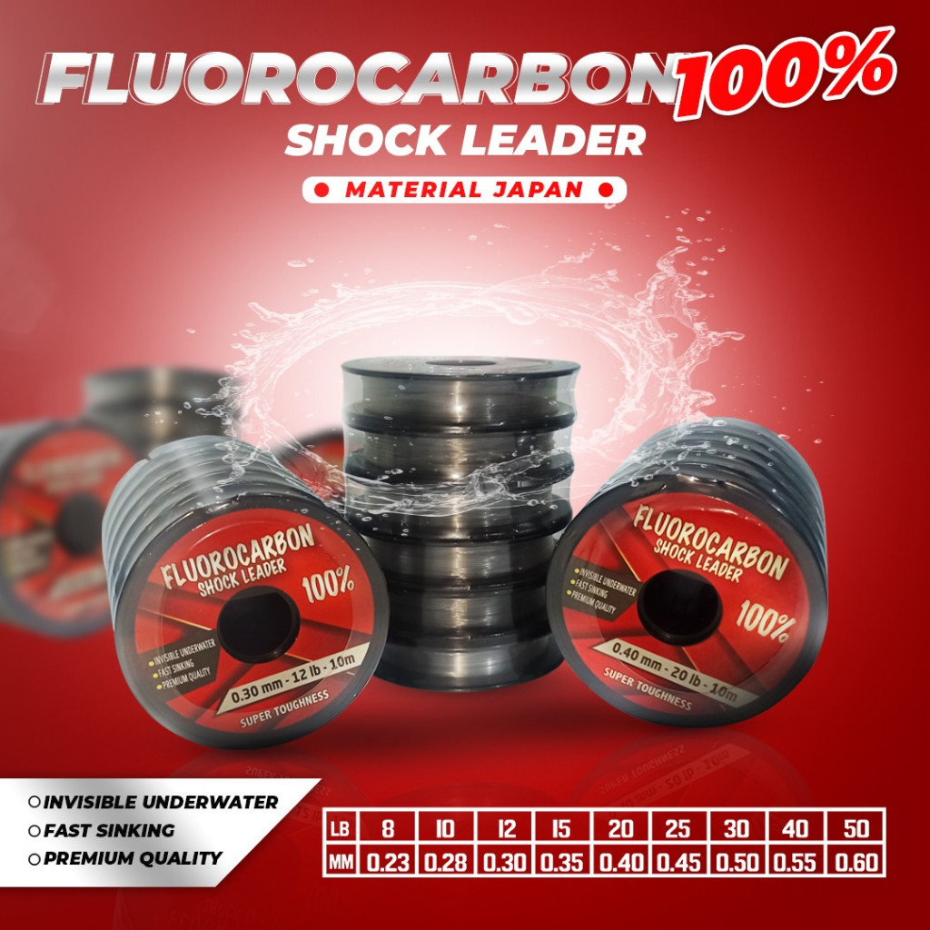 SENAR FLUOROCARBON SHOCK LEADER 100%