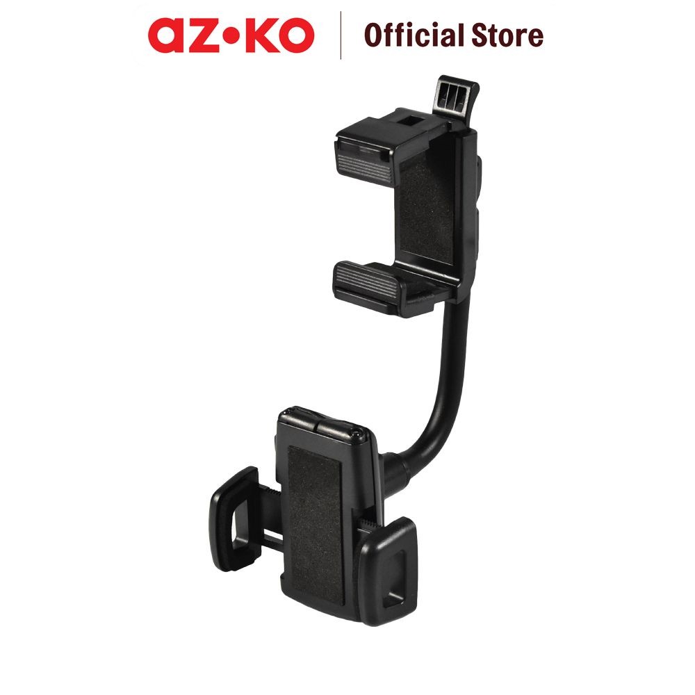 AZKO Otto Klasse Holder Spion Tengah Mobil - Hitam Tempat Penyangga Ponsel Aksesoris Holder Handphon