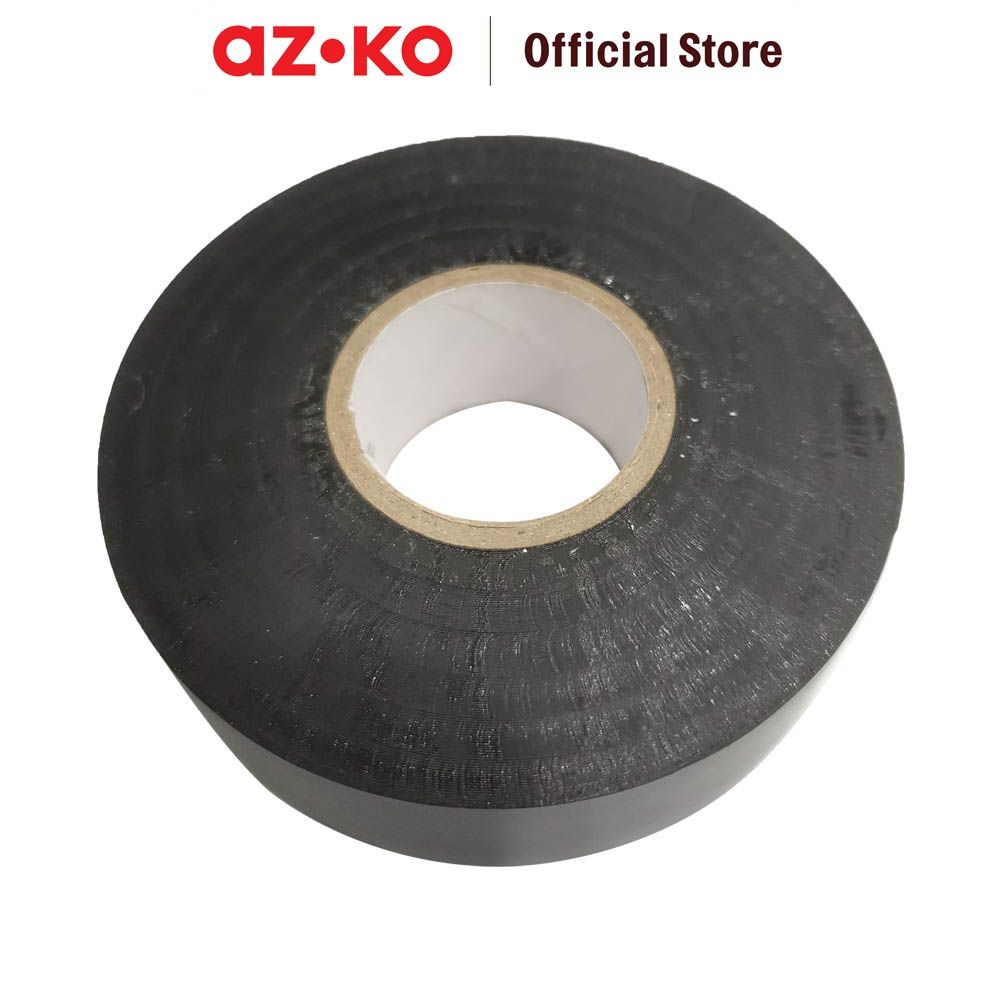 AZKO Maxbuilt 25 mtr Isolasi Listrik - Hitam Solasi Lakban Kabel Electrical Tape Plester Listrik