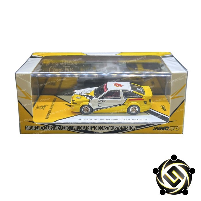 INNO64 Inno Toyota Sprinter Trueno (AE86) "WILDCARD" Brunei Diecast Kustom Show 2024 Exclusive