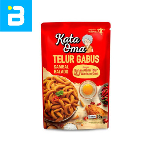 

Kata Oma Telur Gabus Sambal Balado 50G