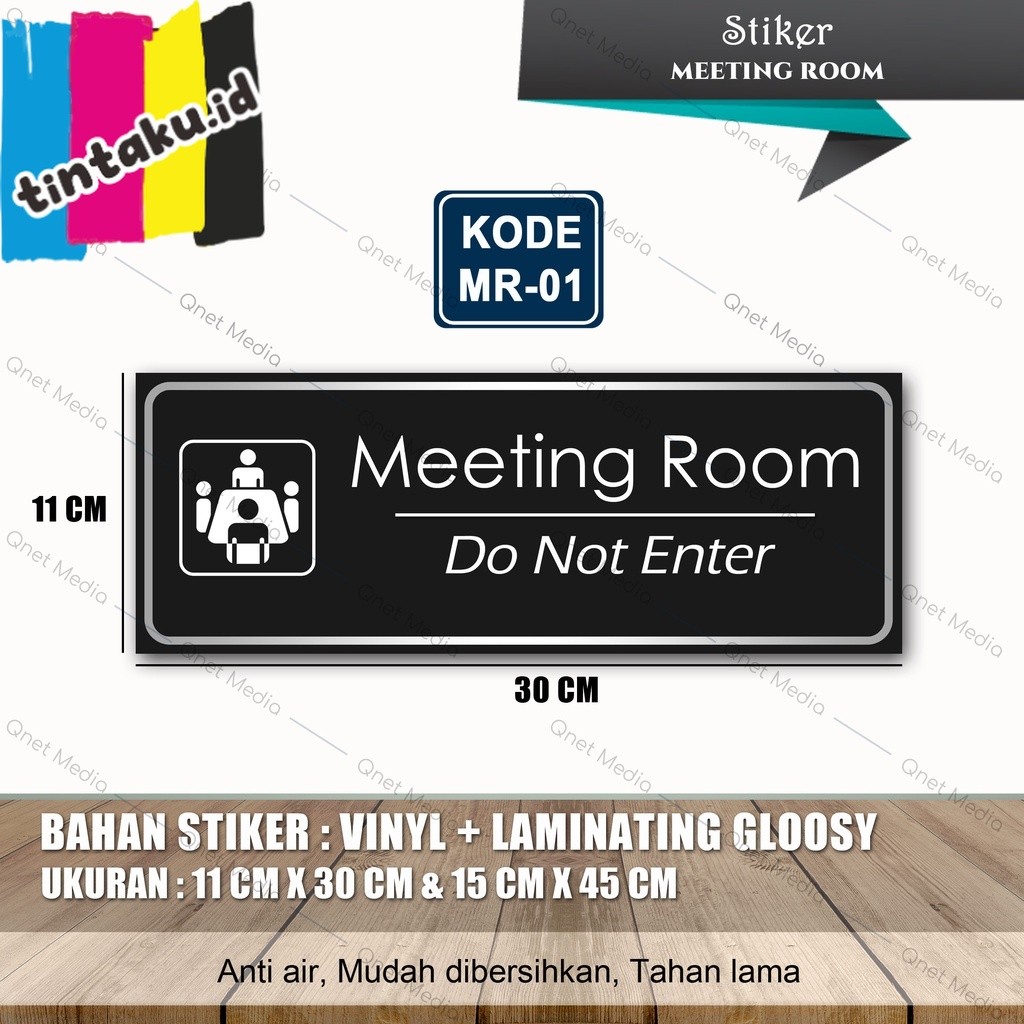 

STIKER MEETING ROOM + LAMINASI GLOSSY