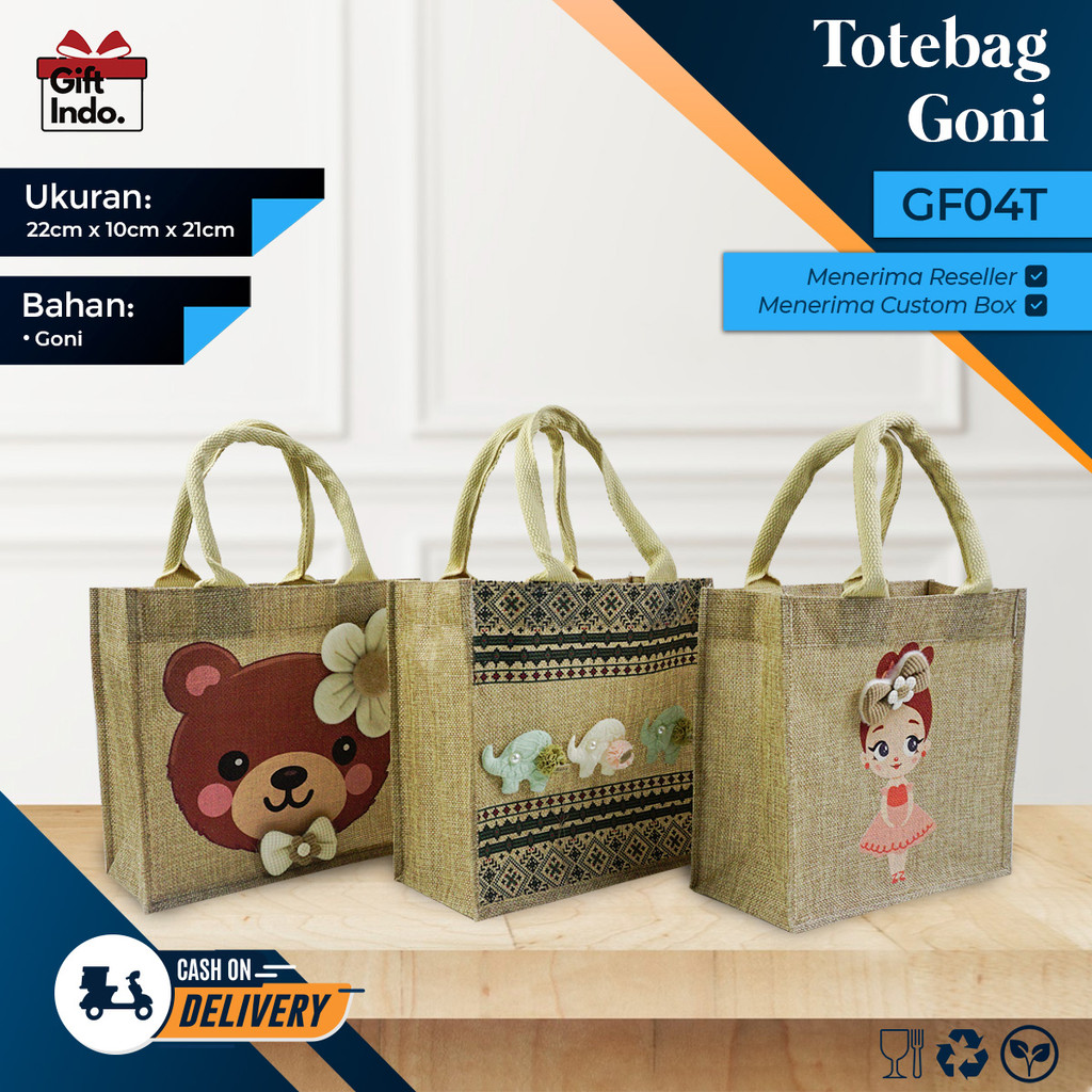 Tas Goni Tote Bag Tas Karung Goni Tas Karung Goni Artistic Kanvas Hand Bag Premium