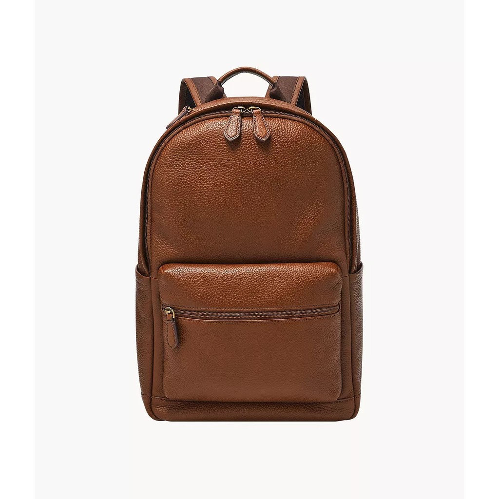 Fossil Buckner Leather Brown Backpack Tas Pria - MBG9631-210