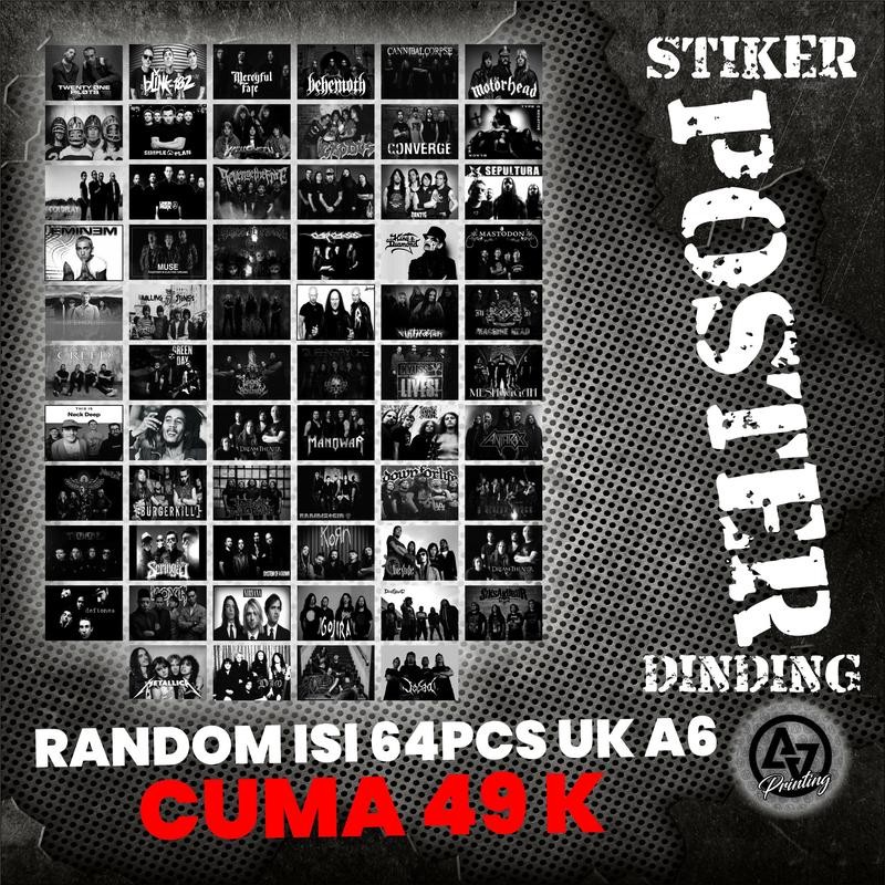 

Poster Stiker cromo Band Rock - Koleksi Band Metal Luar Negeri - Kertas, Paper