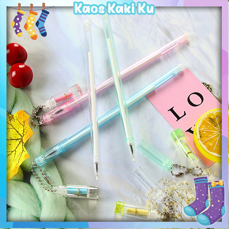 

Pulpen Gantungan Botol Surat Pena Karakter Lovely Bottle Letter Pendant Pen 927