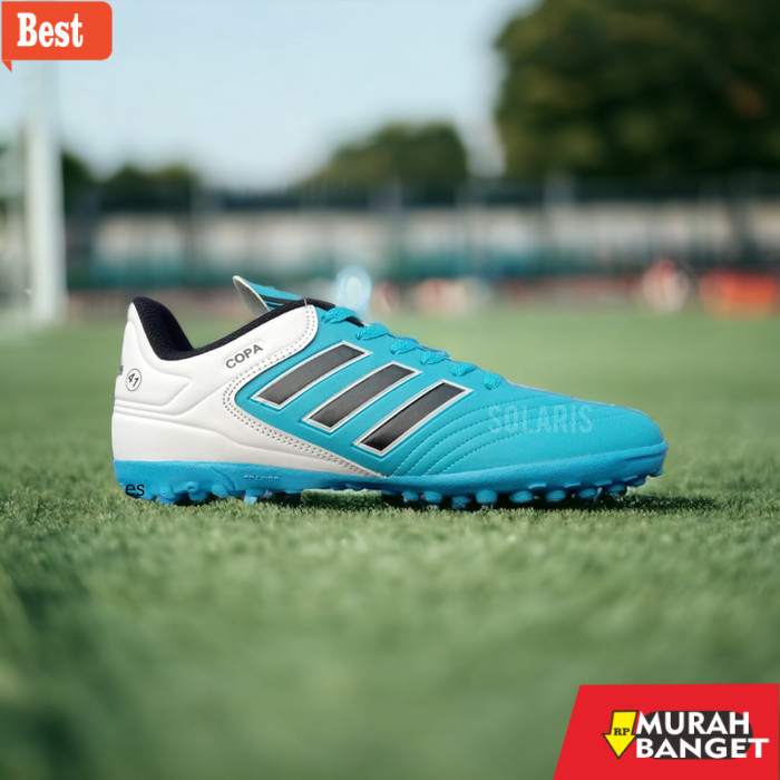 rekomendasi sepatu futsal Sepatu Futsal Adidas Copa Best Seller -Spatu futsal gerigi hitam grigi - T
