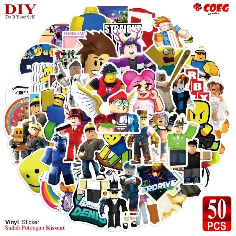 

50PCS Stiker Roblox Game Grafiti CG111 - Aksesoris Lucu untuk Laptop, Notebook, Koper, Botol, DIY, dan Hadiah Anak
