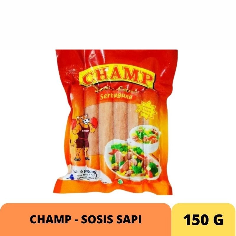 

Sosis Sapi Isi 6 - Champ 150gr – Sosis Daging Sapi Lezat