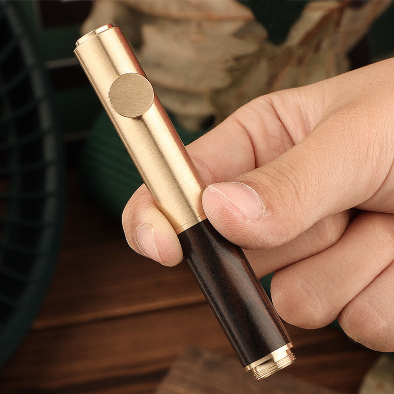 

Retro Mini Fountain Pen 0.5MM Brass Pocket Pen For Students Vintage Wooden Fountain Pen School Office Supplies Gifts Stationery