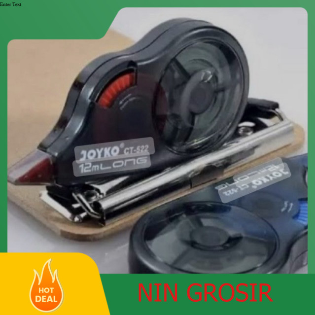 

Tipex Kertas Correction Tape Pita Koreksi Joyko CT-522 (12 meter x 5 mm)