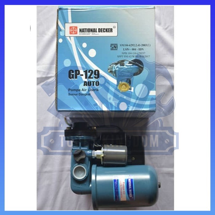 Pompa Air National Decker GP -129 AUTO / Pompa Air Sumur Dangkal GP129