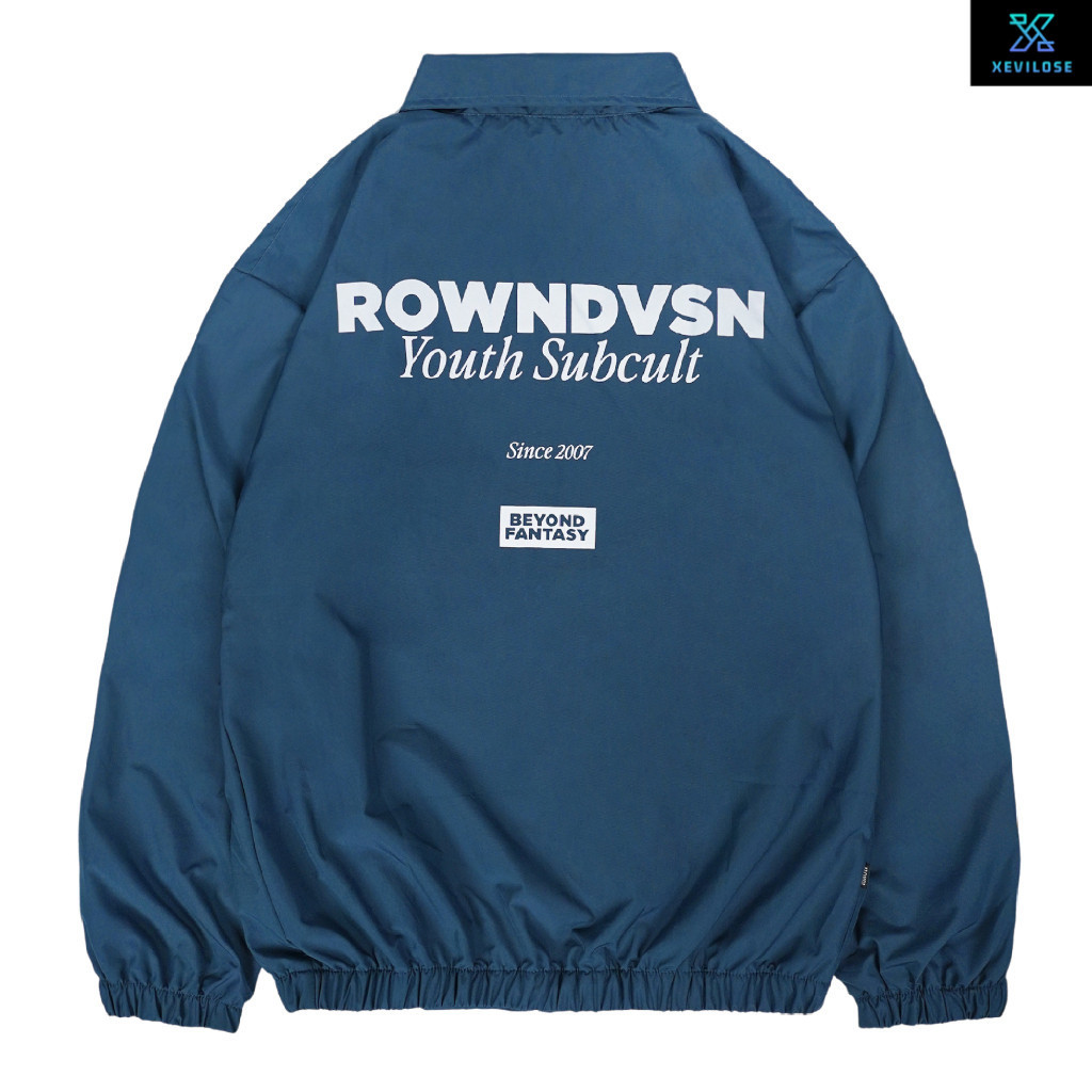 Rown Division Official Tracksuit Jacket - Rowndvsn Jaket Paranoida Petrol