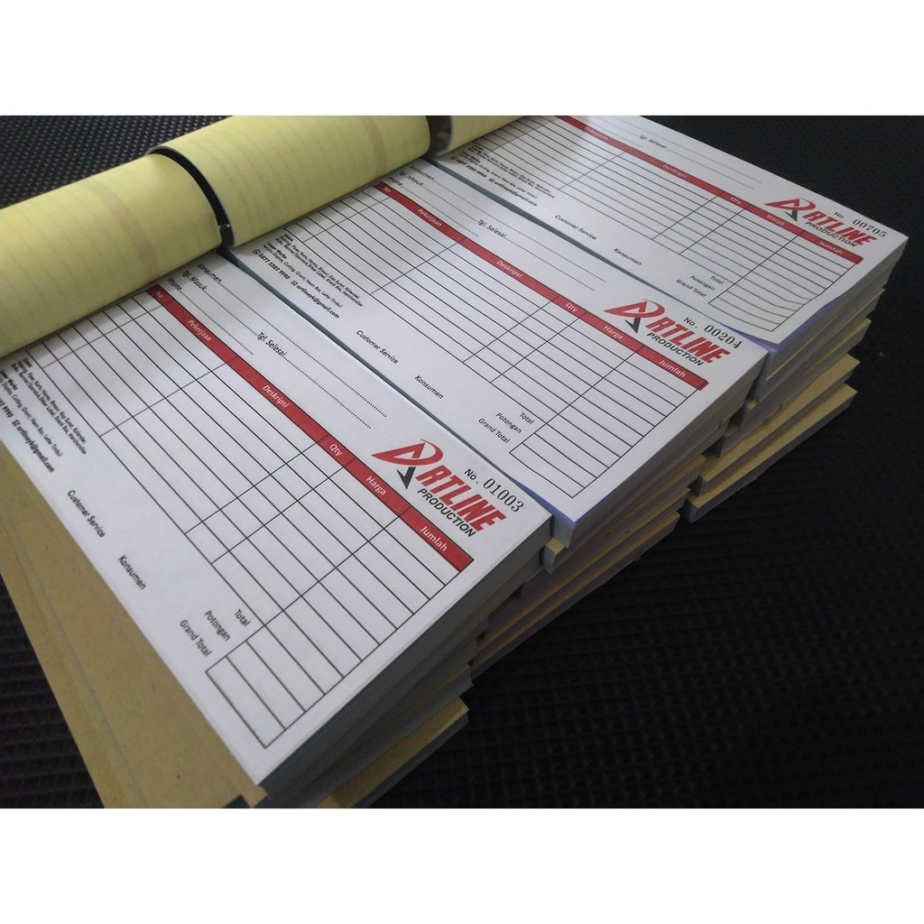 

Cetak Nota Toko Rangkap Ukuran 1/3 Folio NCR Murah