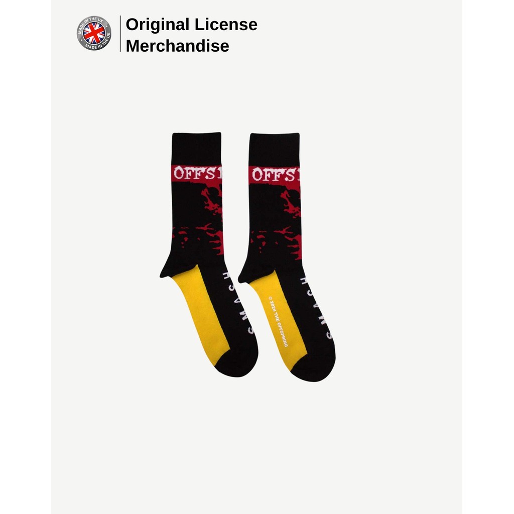 Kaos Kaki Socks For Musik Band OFFSPRING Smash Asli Original Musik