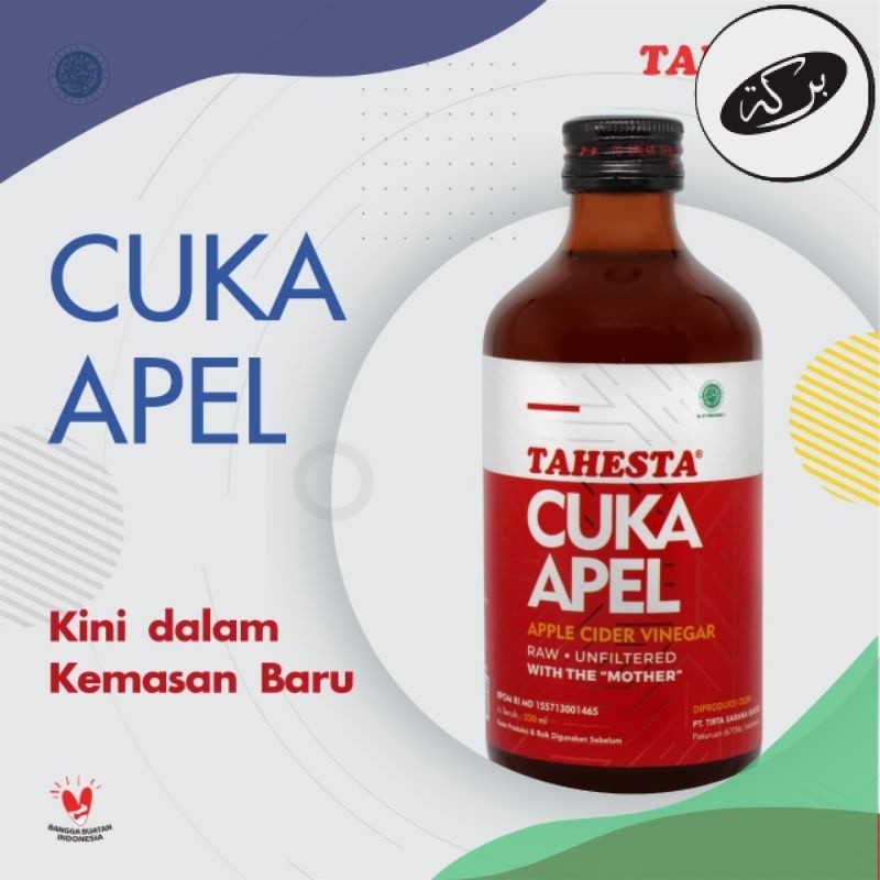 

HDN TAHESTA - Cuka Apel Apple Cider 320ml