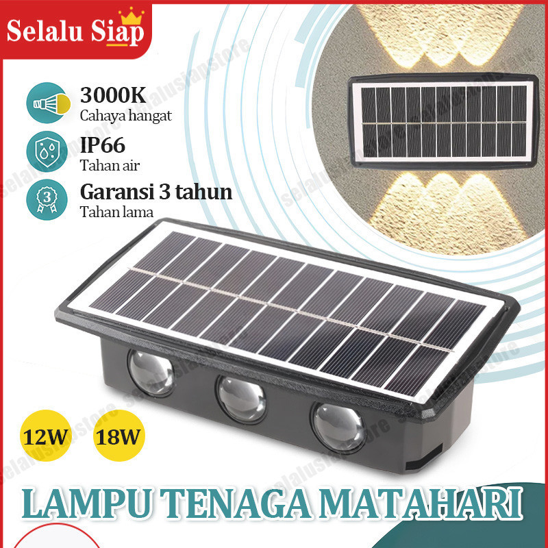 【BISA COD】Lampu Tenaga Surya Lampu Hemat Energi Lampu Anti Air lampu dinding tenaga surya lampu tama