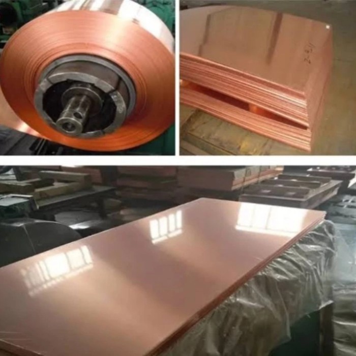 Lempengan Plat Tembaga Murni Plat Lembaran/Lempengan potongan - 1.2x100x100mm