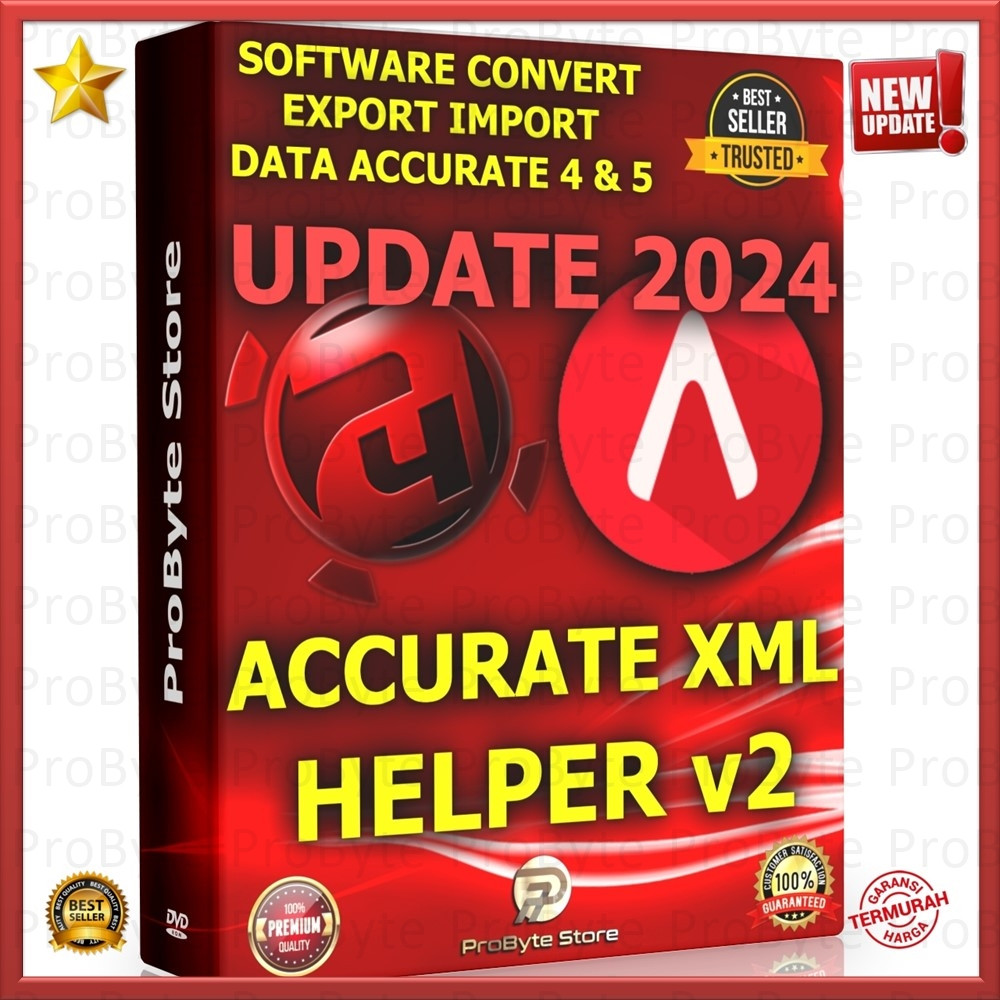 Accurate XML Helper v2 2024 Software Export Import Database Accurate 4 dan 5 Terbaru Murah