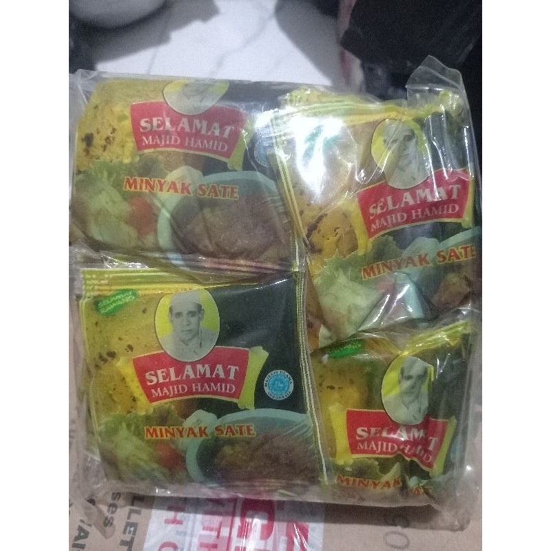 

Minyak Bumbu Sate Padang 1 Pak Isi 20 Sachet