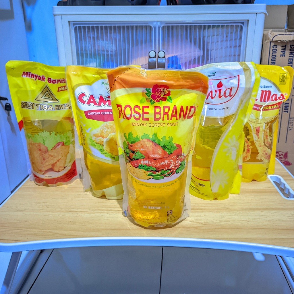 

Minyak Goreng Rose Brand Sovia Kunci Mas Camar Segitiga Emas Fortune Harumas Kemasan 1 Liter Murah