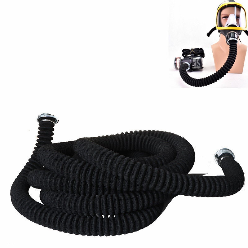 RD40 R40 40mm Air Flow Pipe Tube Connect Gas Mask Respirator And Blower Filter Breathable Rubber