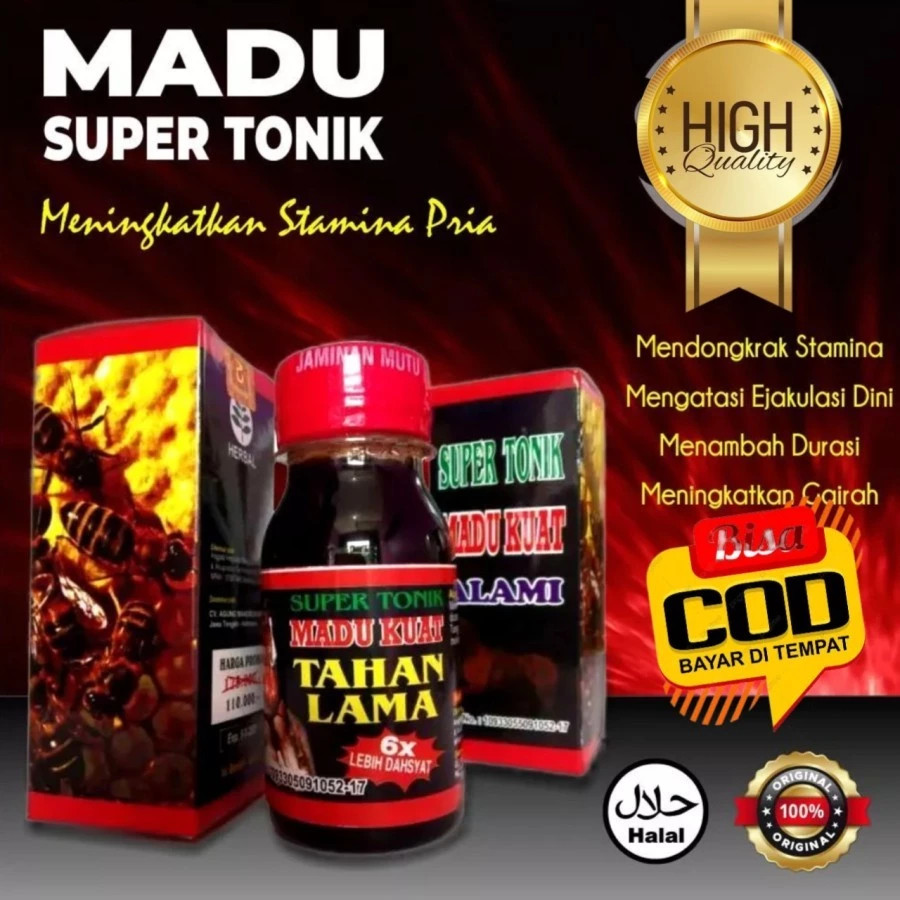 

MADU SUPER TONIK MADU KUAT PRIA ORIGINAL