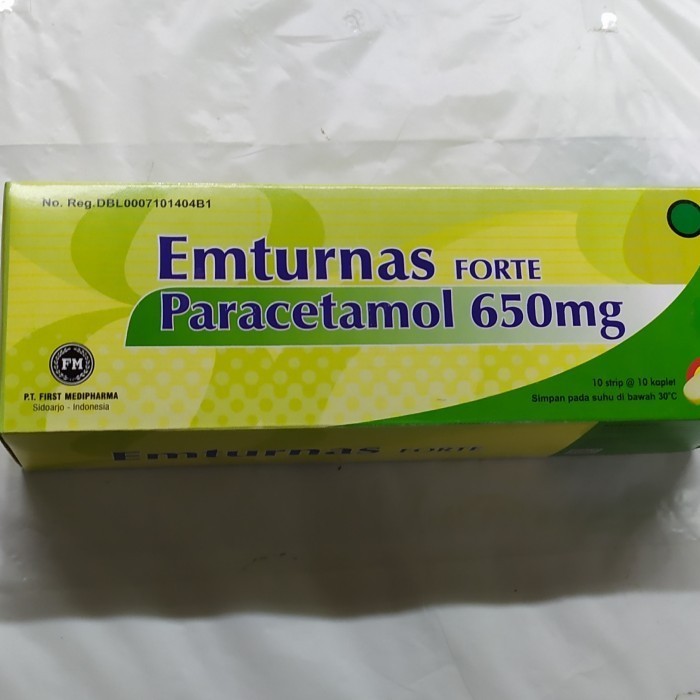 emturnas forte 650 mg paracetamol