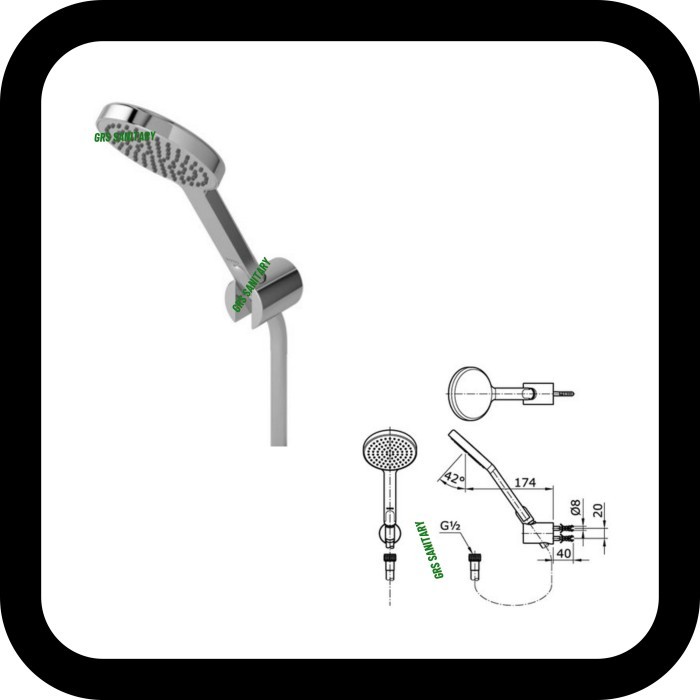 Hand Shower Toto THX118SMN / Toto THX 118SMN / Toto THX 118 SMN