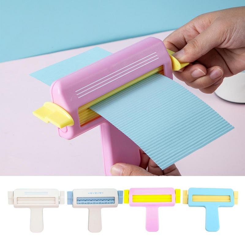 

Paper Crimper Machine Indentation Roller For Craft Paper-Cut Hole Punch Hand Tool Embossing Scrapbooking Decoration Making Tool