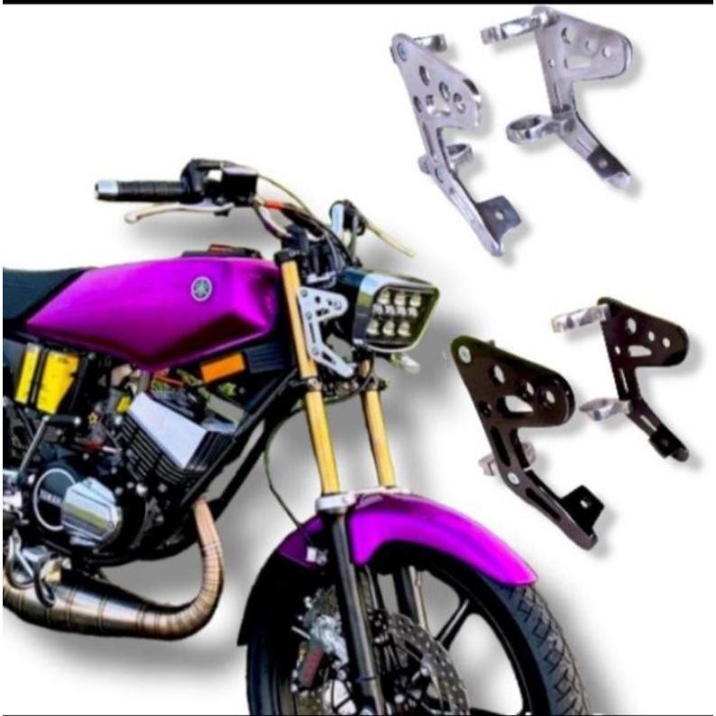 pangkon lampu depan RX king Bpro cnc dudukan lampu BREKET lampu