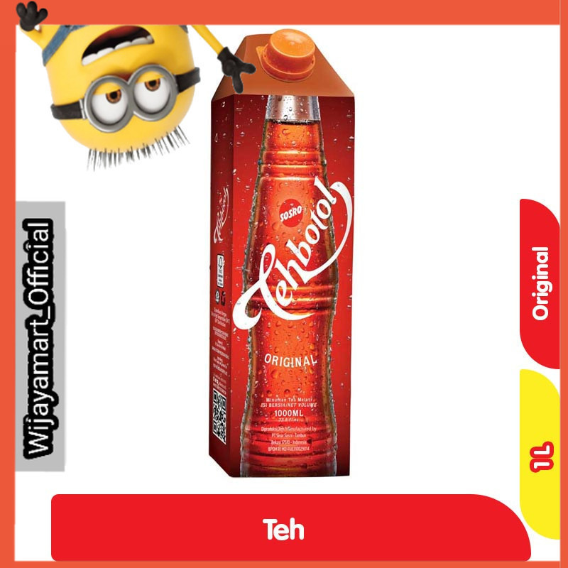 

Tehbotol Sosro Minuman Teh Original 1 L