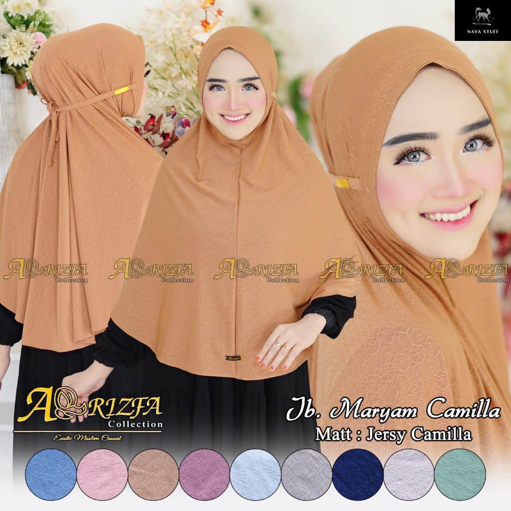 HIJAB INSTAN NON PET TALI JUMBO BY ARRIZFA COLLECTION - JB MARYAM