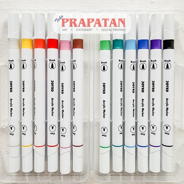 

Joyko Acrylic Marker Set ACMK-68 | Spidol Akrilik - ACMK-68-12