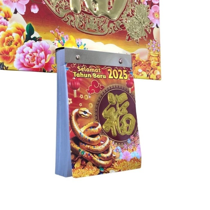 

Tatakan Papan Sedang dan Besar Jumbo Kalender Harian 9901-9920 Calender Sobek Cina 2025 Shio Ular