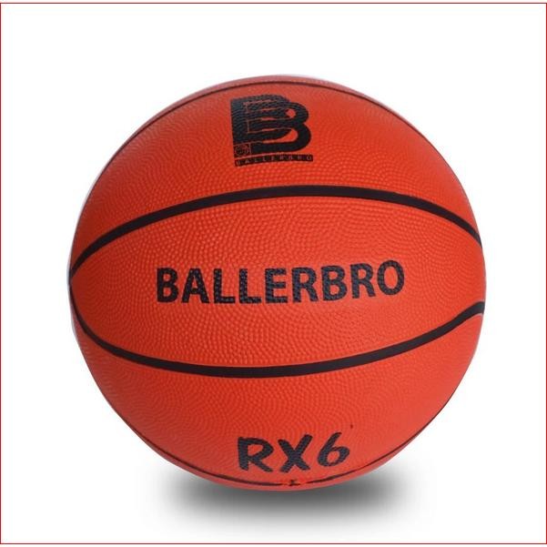 Bola Basket Anak Size 6 BALLERBRO ORIGINAL RX6 Premium Bola Basketball Ukuran 6 Karet Rubber Orange 